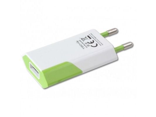 Techly IPW-USB-ECWG, Sisätila, AC, 5 V, 1 A, Valkoinen, Vihreä