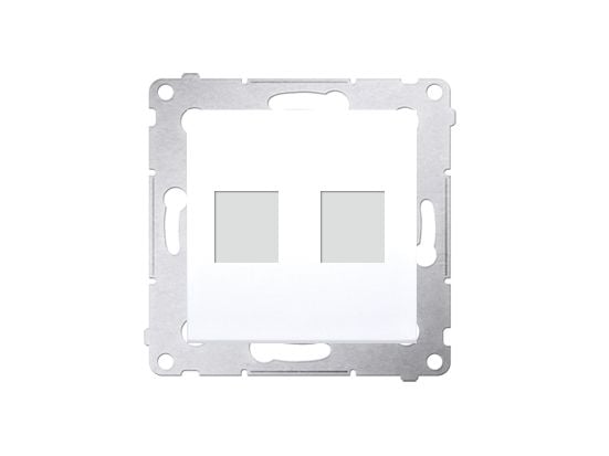 Contact-Simon DKP2.01/11, vit, plast, IP20, 75 mm, 32 mm, 75 mm