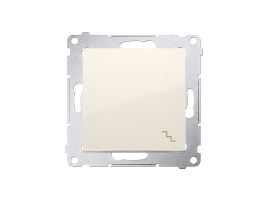 Kontakt-Simon DW6A.01/41, Muovi, Valkoinen, IP20, IP44, 250 V, 16 A, 75 mm