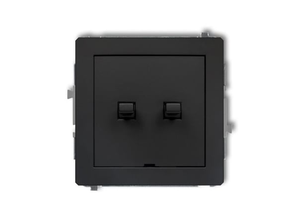 Karlik 12DWPUS-44.1, Painikekytkin, Musta, IP20, 250 V, 10 A
