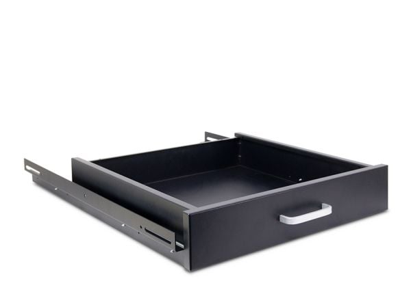 Inter-Tech SWSD-550/800 - Rackskuff - RAL 9005, svart - 2U - 19"