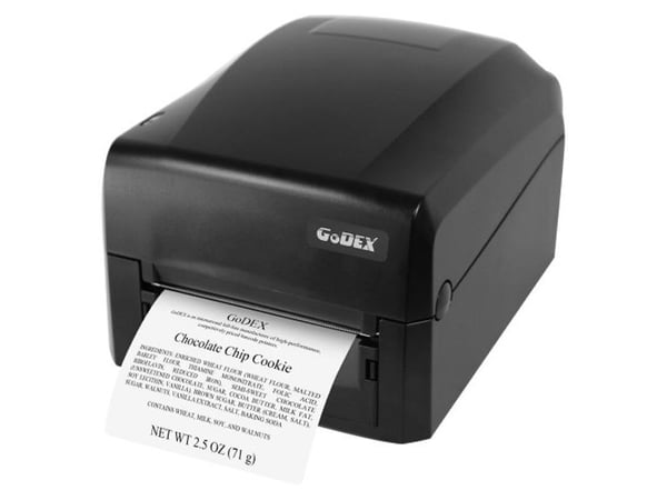 Godex GE300 series GE330 - Etikettskriver - direktetermisk / termisk overføring - Rull (11,8 cm) - 300 dpi - inntil 102 mm/sek - USB 2.0, LAN, seriell