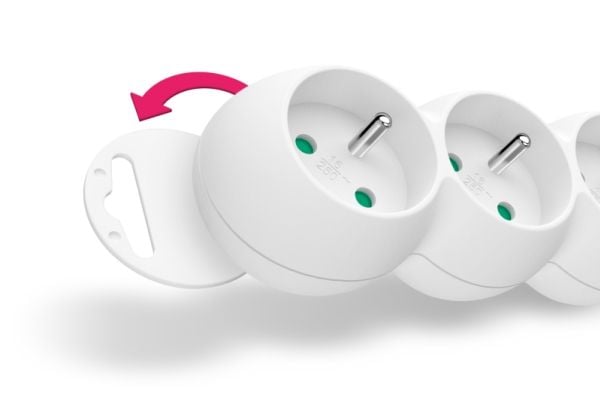 Connect IT CI-1319, 1,5 m, Sisätila, Valkoinen, 3 AC-pistorasia(a), 230 V, 2500 W