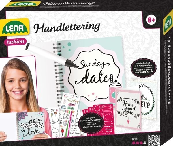 Lena SM42335, Håndarbeidssett for barn, 8 år, Flerfarget