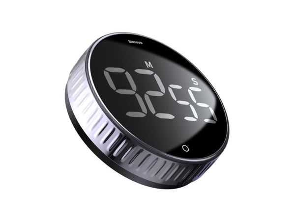 Baseus Heyo rotation countdown, Daglig tidtaker, Sort, Digitalt, LCD, Jekk, Rotasjon, 99 min