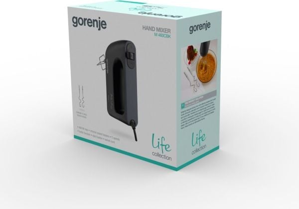 Gorenje Life Collection M460CBK - Håndmikser - 450 W - svart