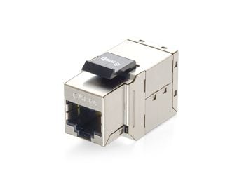 Equip Keystone kytkin suojattu Cat6A 2xRJ45 8kpl sil polybag
