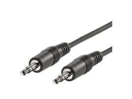 ROLINE 3.5mm Cable, M-M 0.2 m, 3.5mm, Hankjønn, 3.5mm, Hankjønn, 0,2 m, Sort