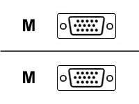 Roline - VGA-kabel - HD-15 (VGA) (hann) til HD-15 (VGA) (hann) - 20 m - tommelskruer