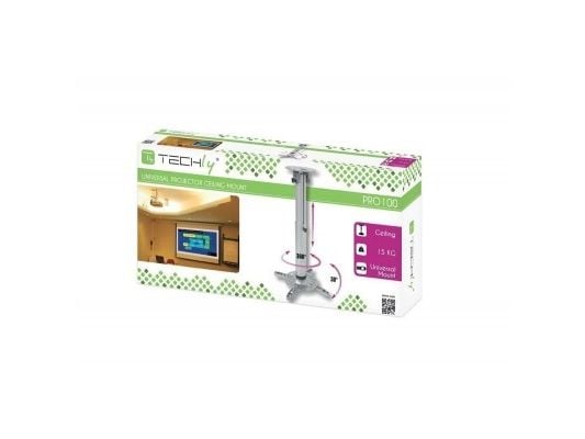 Techly ICA-PM-104M, Tak, 15 kg, Silver, 500 - 770 mm, 360°, -15 - 15°