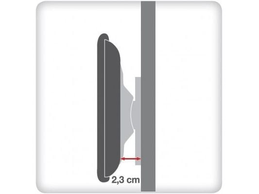 Techly ICA-PLB 139M, 58,4 cm (23"), 139,7 cm (55"), 50 kg, 400 x 400 mm, 400 x 400 mm, Sort