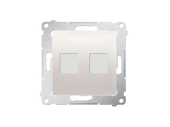 Contact-Simon DKP2.01/41, vit, plast, IP20, 75 mm, 32 mm, 75 mm