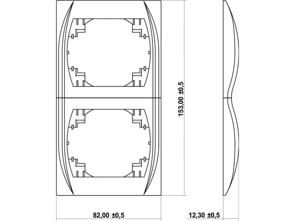 Karlik Logo Pystykehys hopea metallinen (7LRV-2)