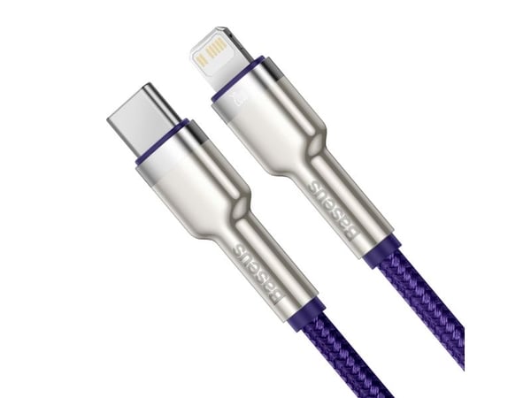 Baseus Baseus Cafule Metal Data USB cable USB Type C cable - Lightning 20 W Power Delivery 1 m purple (CATLJK-A05)