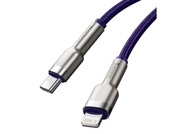 Baseus Baseus Cafule Metal Data USB cable USB Type C cable - Lightning 20 W Power Delivery 1 m purple (CATLJK-A05)