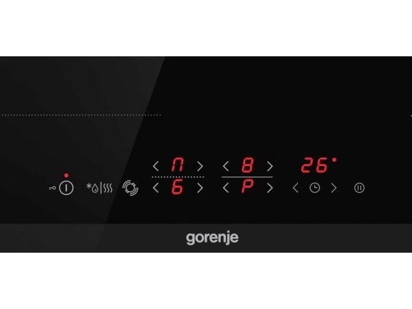 Gorenje ECT643BCSC - Keramisk komfyrtopp - 4 plater - Nisje - bredde: 56 cm - dybde: 49 cm - med faset frontkant - svart