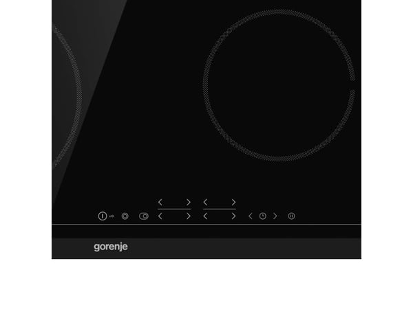 Gorenje ECT643BCSC - Keramisk komfyrtopp - 4 plater - Nisje - bredde: 56 cm - dybde: 49 cm - med faset frontkant - svart