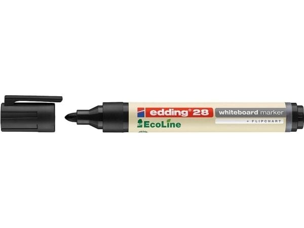 Edding 28 EcoLine, 1 kpl, Musta, Musta, Pyöreä, 1,5 mm, 3 mm