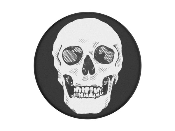 PopSockets Shaky Bones White, Grippi, Musta, Valkoinen, Universaali