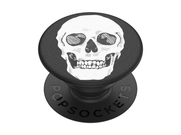 PopSockets Shaky Bones White, Grippi, Musta, Valkoinen, Universaali