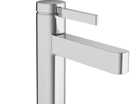 hansGrohe Finoris 1-grebs håndvaskarmatur 110 med push-open bundventil krom