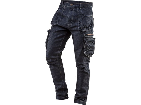 Darbo kelnės Neo Denim, mėlynos