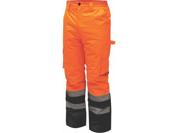 Dedra-isolerte, refleksbukser, størrelse XXL, oransje (BH80SP2-XXL)