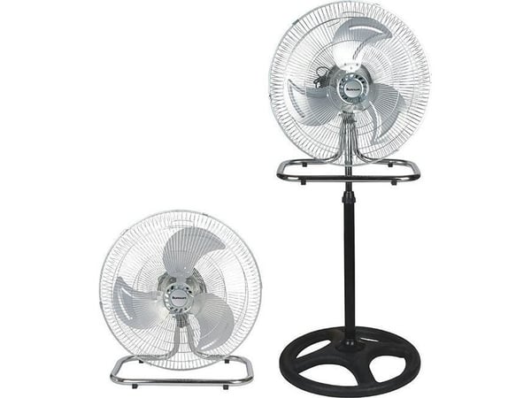 Ravanson WT-7046, Husholdningsvifte, Sort, Rustfritt stål, Gulv, 50 cm, AC, 80 W