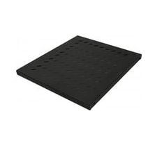 Intellinet 19" Fixed Shelf, 1U, 345mm Depth, Max 50kg, Black - Rack-hylle - svart, RAL 9005 - 1U - 19"