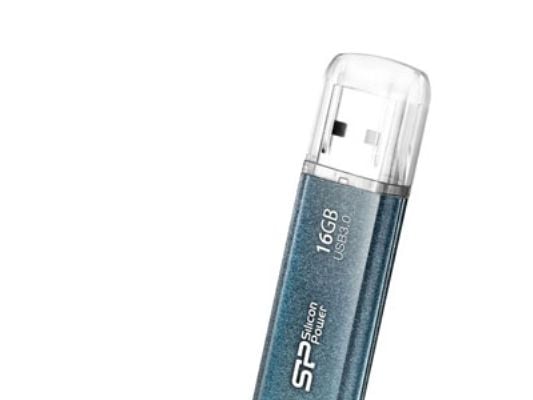 SILICON POWER Marvel M01 - USB-flashstasjon - 16 GB - USB 3.0 - isblå