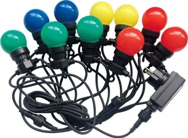 V-tac 0,50W lysbånd med EURO-tilkobling, IP20, kabel 10 m, farge RGBY