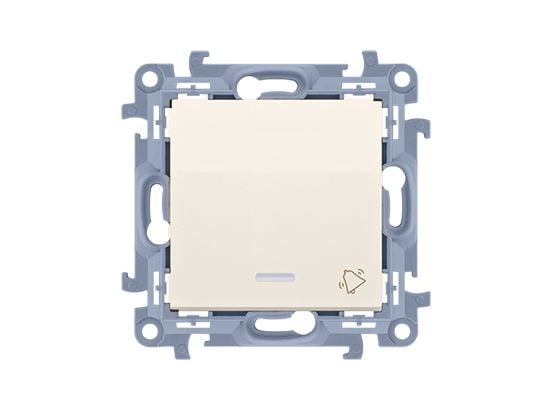 Kontakt-Simon CD1L.01/41, Painikekytkin, Muovi, Valkoinen, IP20, IP44, 250 V, 10 A