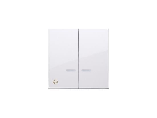 Kontakt-Simon DKW5L/AB11, Vit, Plast, IP20, 12,4 g, 1 styck