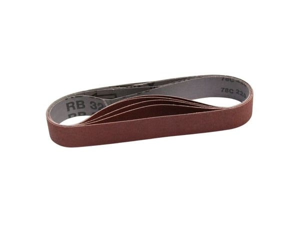 Makita - Slipebelte - for tre, metall, plast - 5 deler - grovkorn: 80 - 30 mm x 533 mm