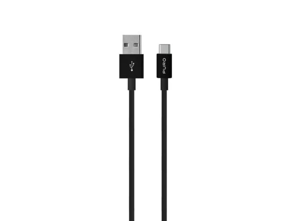 PURO PWCUSBCBLK, 1 m, USB A, USB C, USB 3.2 Gen 1 (3.1 Gen 1), 480000 Mbit/s, Lajittelu