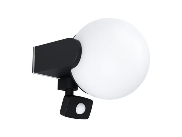 EGLO RUBIO UTENDØRS VEGGSENSOR IP44 E27 SVART