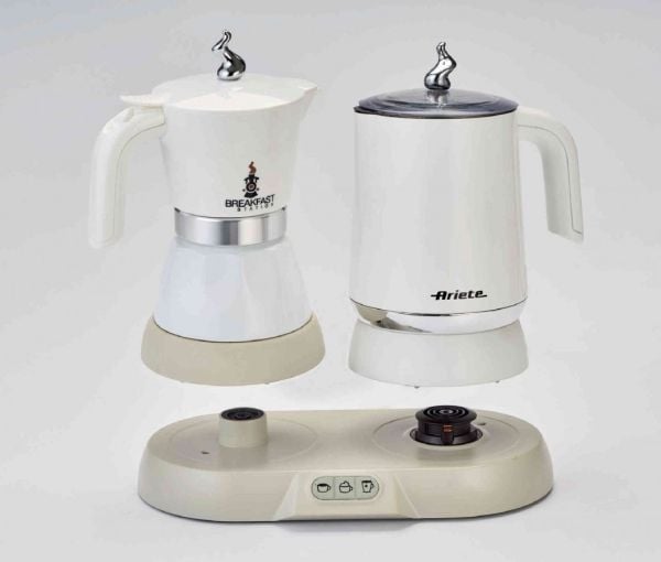 Ariete 1344/00, Sähkömokkapannu, 0,25 L, Jauhettu kahvi, 500 W, Valkoinen