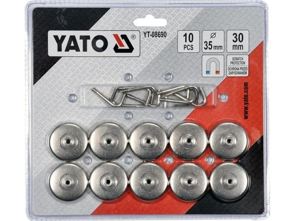 YATO sett med magnetiske hack 10 deler