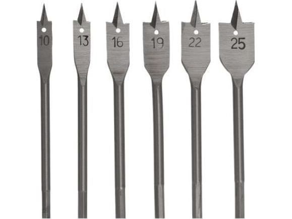 AWTOOLS meisel-/spissjern / 10-25 mm / 6 stk. 10/13/16/19/22/25 mm