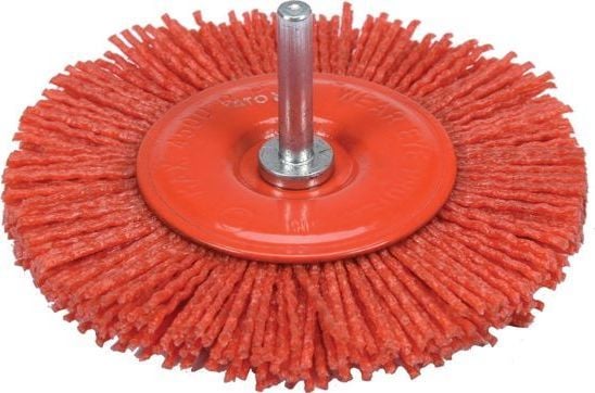 YATO skivebørste med skaft 100 mm nylon