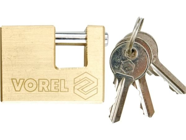 Vorel sylindrisk lås 50 mm 3 nøkler 77210