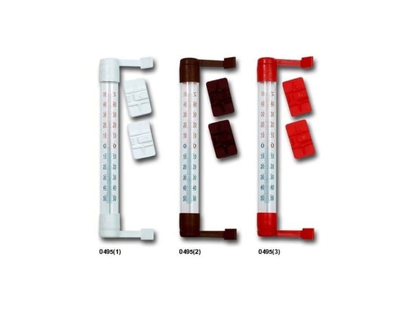 Termometer Terdens 19,5 cm hvit (0495)