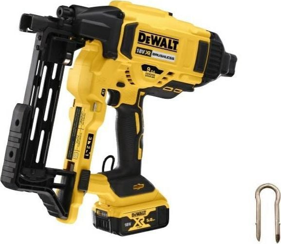 DeWALT DCFS950P2-QW, Niittipistooli, Viisto lipas, Musta, Keltainen, Akku, 5 ah, 18 V