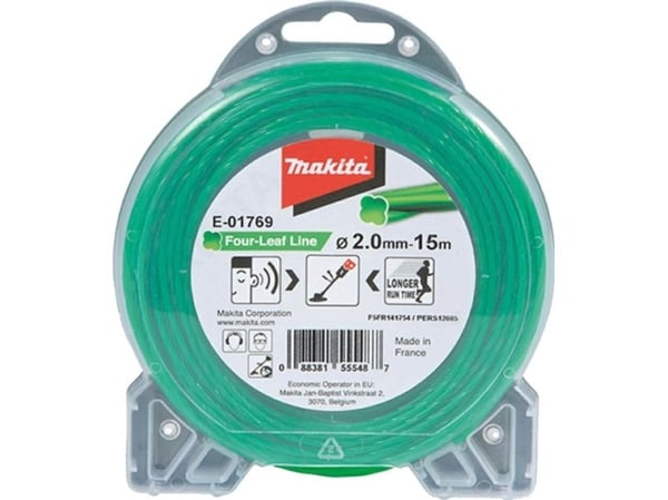Makita - Gresstusserstreng - 2 mm - lengde: 15 m