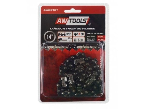 AW-Tools AWTOOLS sagblad 35 cm/50/3/8"/1.3 STIHL, svart