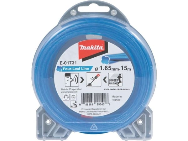 Makita - Mowing line - 1.65 mm - lengde: 15 m