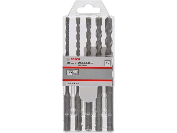 Betongbor Bosch BOSCH DRILL SDS PLUS-1 KPL. 5/6/7/8/10 B2608579285