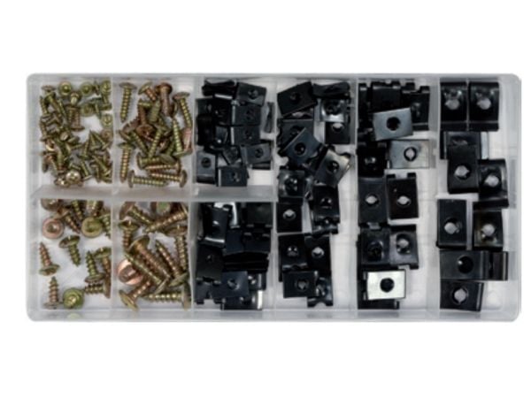 Yato YT-06780, Litteä aluslevy, Galvanoitu teräs, Musta, Kupari, Suorakulmio, 170 kpl, Kupla