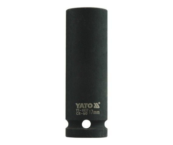 Yato Impact socket 6-hjørne 1/2" 17 mm lang (YT-1037)