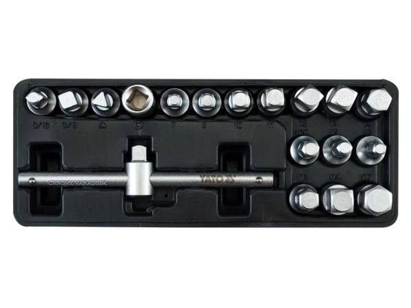 Yato YT-0599 Pipenøkkelsett - 18 stk.